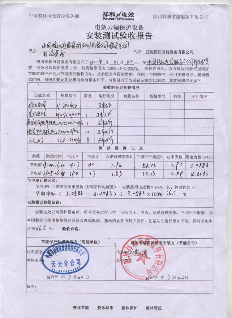 雅安移动分公司（天全新沟基站）验收报告1.jpg